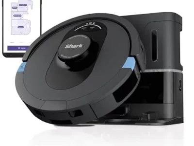 Shark AV2501S AI Ultra Robot Vacuum, with Matrix Clean, Home Mapping, 30-Day Capacity HEPA Bagless Self Empty Base, Perfect