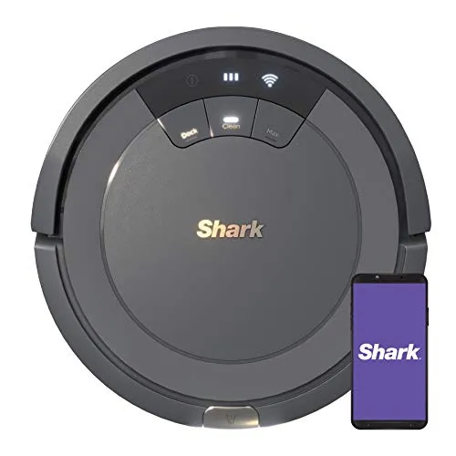 Shark AV753 ION Robot Vacuum, Tri-Brush System, Wifi Connected, 120 Min Runtime, Works with Alexa, Multi Surface Cleaning,