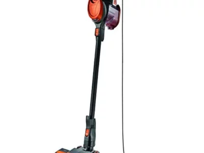 Shark HV301 Rocket Ultra-Light Corded Bagless Vacuum for Carpet and Hard Floor Cleaning with Swivel Steering, Gray/Orange
