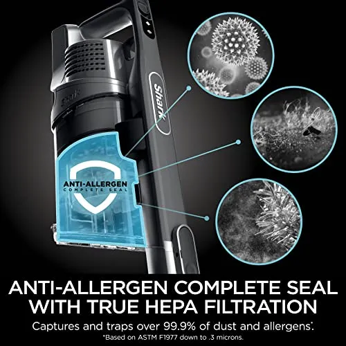 Shark IZ163H Pet Plus Cordless Stick Vacuum with Self-Cleaning Brushroll, PowerFins, MultiFLEX, Crevice Tool & Pet