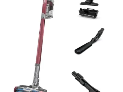 Shark IZ362H Anti-Allergen Cordless Pet Pro Lightweight Stick HEPA Vacuum with Self-Cleaning Brushroll, PowerFins, Crevice,
