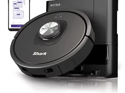Shark RV2310AE Matrix Self-Emptying Robot Vacuum with Bagless, 45-Day Capacity, Self-Cleaning Brushroll for Pet Hair, No