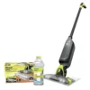 Shark VM252 VACMOP Pro Cordless Hard Floor Vacuum Mop with LED Headlights, 4 Disposable Pads & 12 oz. Cleaning Solution,