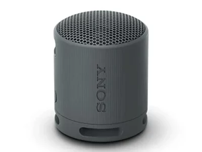 Sony SRS-XB100 Wireless Bluetooth Portable Lightweight Super-Compact Travel Speaker, Extra-Durable IP67 Waterproof &