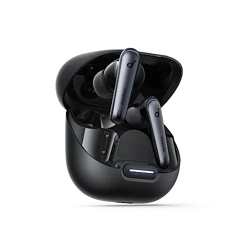 soundcore by Anker Liberty 4 NC Wireless Earbuds, 98.5% Noise Reduction, Adaptive Noise Cancelling to Ears and Environment,