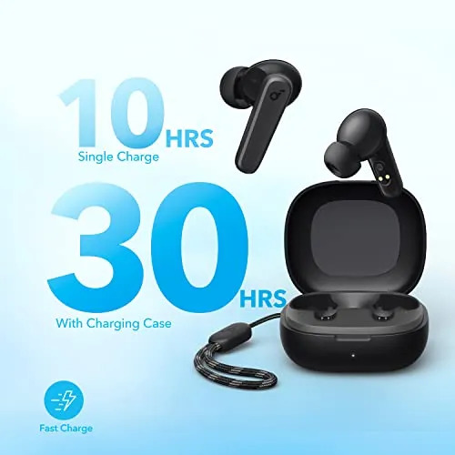 Soundcore by Anker P20i True Wireless Earbuds, 10mm Drivers with Big Bass, Bluetooth 5.3, 30H Long Playtime,