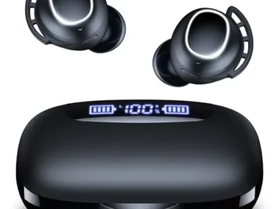 TAGRY Bluetooth Headphones Wireless Earbuds 120H Playtime Ear Buds IPX7 Waterproof Earphones Digital Power Display Headsets