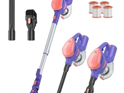 TMA Cordless Vacuum Cleaner, 6 in 1 Lightweight Stick Vacuum Cleaner with 4 Filters 8-Cell Battery&40Min Runtime, 1.3L Dust