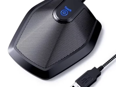 TONOR Conference USB Microphone for Computer PC, Omnidirectional Condenser Laptop Mic for Video, Recording, Skype, Online