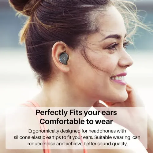 TOZO NC9 Hybrid Active Noise Cancelling Wireless Earbuds, in Ear Headphones IPX6 Waterproof Bluetooth 5.3 Stereo Earphones,