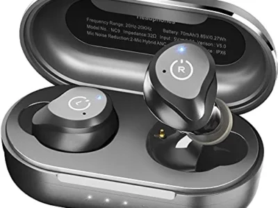 TOZO NC9 Hybrid Active Noise Cancelling Wireless Earbuds, in Ear Headphones IPX6 Waterproof Bluetooth 5.3 Stereo Earphones,