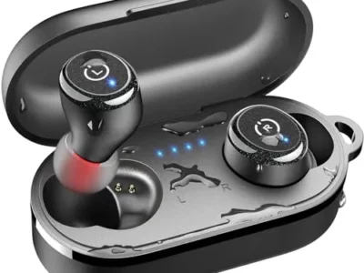 TOZO T10 Wireless Earbuds Bluetooth 5.3 Headphones, App Customize EQ, Ergonomic Design, 55H Playtime, Wireless Charging