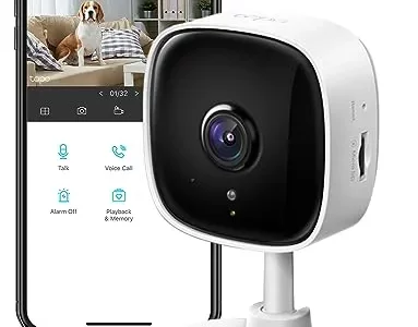 TP-Link Tapo 1080P Indoor Security Camera for Baby Monitor, Dog Camera w/ Motion Detection, 2-Way Audio Siren, Night Vision,
