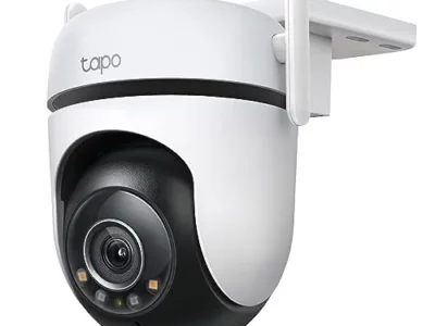 TP-Link Tapo 2K QHD Outdoor Pan/Tilt Wi-Fi Security Camera, 360° View, Motion Tracking, Color Night Vision, Free