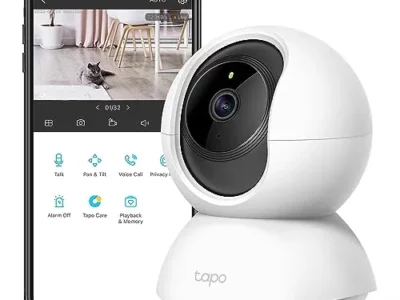 TP-Link Tapo Pan/Tilt Security Camera for Baby Monitor, Pet Camera w/ Motion Detection, 1080P, 2-Way Audio, Night Vision,