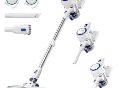 Tryseek Cordless Vacuum Cleaner, 26kPa Powerful Stick Vacuum 6 in 1, Rechargeable Battery Max 45 Mins Runtime, Lightweight &