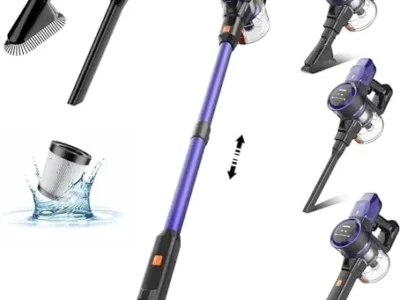 VacLife Cordless Vacuum Cleaner for Home, Rechargeable Stick Vacuum with Strong Suction for Pet Hair, Carpet and Hard Floor,