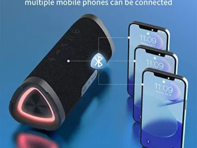 Vanzon Bluetooth Speakers V40 Portable Wireless Speaker V5.0 with 24W Loud Stereo Sound, TWS, 24H Playtime & IPX7