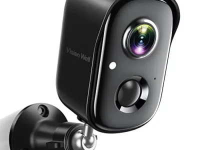 VISION WELL Security Cameras Wireless Outdoor, 1080P Battery Powered AI Motion Detection Spotlight Siren Alarm WiFi