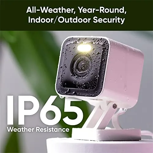 WYZE Cam v3 Pro 2K Indoor/Outdoor Wi-Fi Security Camera with Color Night Vision, Edge AI, Integrated Spotlight & Siren,