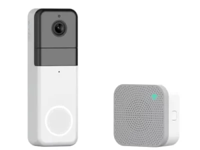 Wyze Wireless Video Doorbell Pro (Chime Included), 1440 HD Video, 1:1 Aspect Ratio: 1:1 Head-to-Toe View, 2-Way Audio, Night