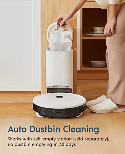 Yeedi vac 2 Robot Vacuum and Mop Combo, Powerful 3000Pa Suction with Smart Mopping, Advanced 3D Obstacle Avoidance,110 min