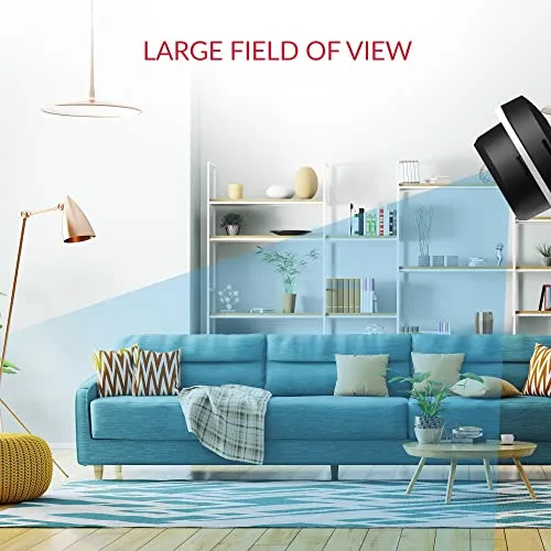 YI Pro 2K Home Security Camera, 2.4Ghz Indoor Camera with Person, Vehicle, Animal Smart Detection, Phone App for Baby, Pet,