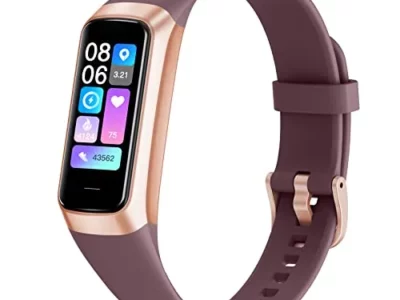 Zeacool Fitness Tracker,Calorie Smart Watch,Heart Rate Monitor with 1.10'' AMOLED Touch Color Screen,5 ATM Waterproof