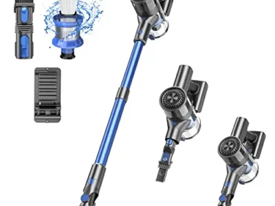 ZokerVacuum 101 Vacuum Cleaners for Home, Cordless Vacuum Cleaner with 80000 RPM High-Speed Brushless Motor, 2600mAh