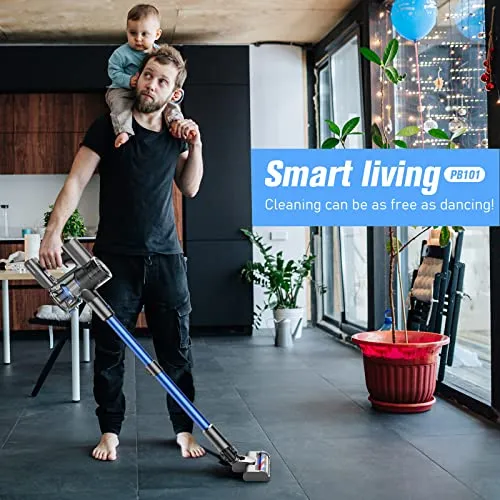 ZokerVacuum 101 Vacuum Cleaners for Home, Cordless Vacuum Cleaner with 80000 RPM High-Speed Brushless Motor, 2600mAh